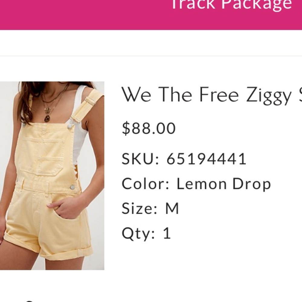 Free People lemon drop Denim Overalls Relaxed Fit